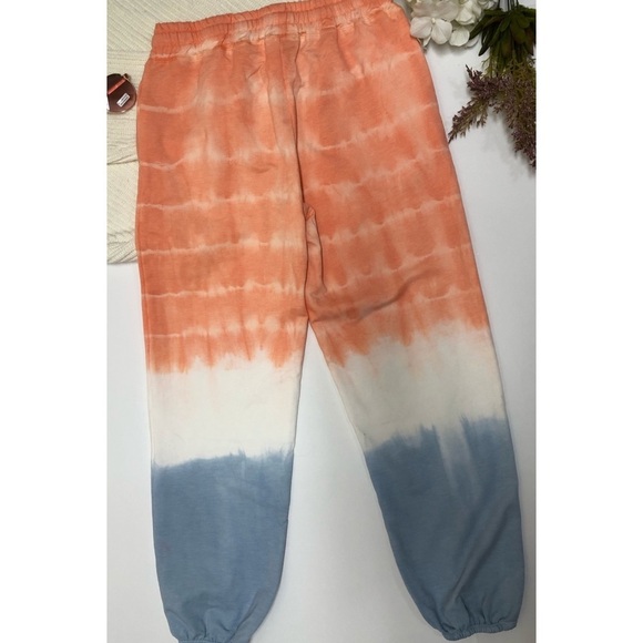 She and sky joggers size L sweatpants cotton knit pants Tie dye pockets joggers - Picture 14 of 14